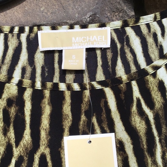 Michael Kors Animal Print Blouse - Picture 3 of 5